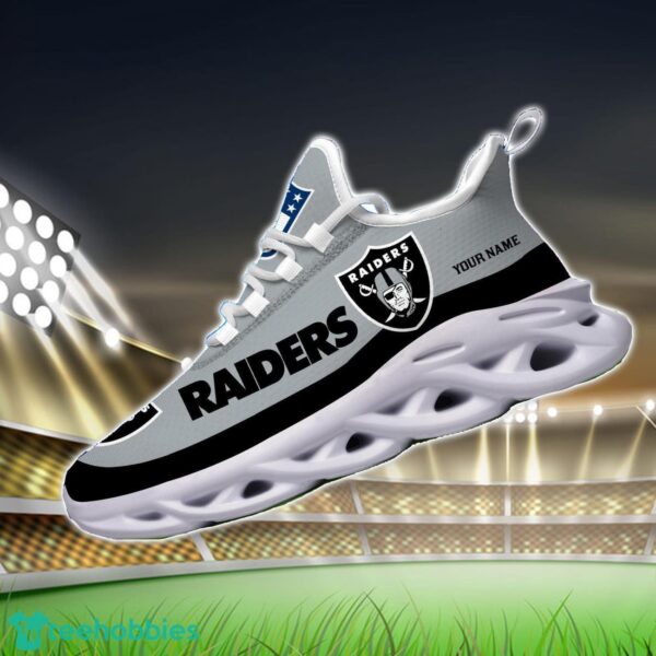 Custom Name Las Vegas Raiders Max Soul Shoes Sneakers Sport Gift Product Photo 3