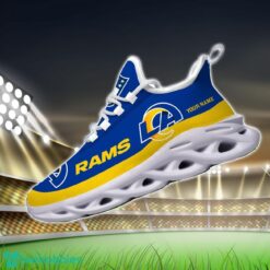 Custom Name Los Angeles Rams Max Soul Shoes Sneakers Sport Gift Product Photo 3