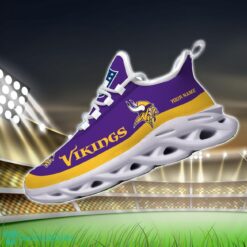 Custom Name Minnesota Vikings Max Soul Shoes Sneakers Sport Gift Product Photo 3