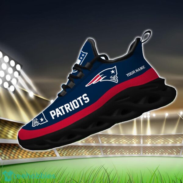 Custom Name New England Patriots Max Soul Shoes Sneakers Sport Gift Product Photo 2