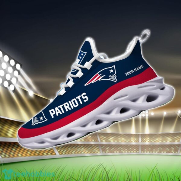 Custom Name New England Patriots Max Soul Shoes Sneakers Sport Gift Product Photo 3