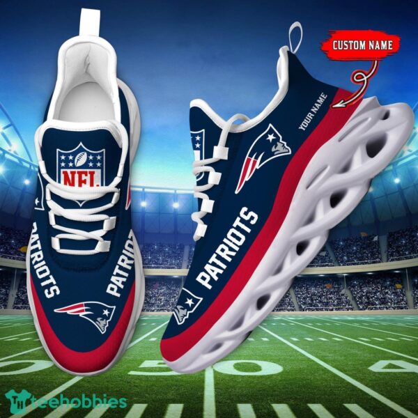 Custom Name New England Patriots Max Soul Shoes Sneakers Sport Gift Product Photo 6