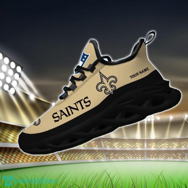 Custom Name New Orleans Saints Max Soul Shoes Sneakers Sport Gift Product Photo 2