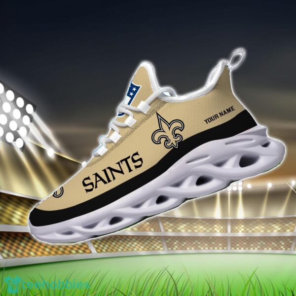 Custom Name New Orleans Saints Max Soul Shoes Sneakers Sport Gift Product Photo 3