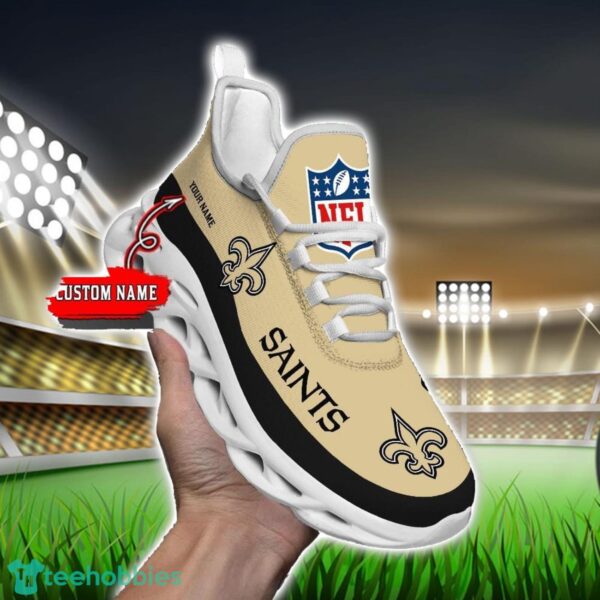 Custom Name New Orleans Saints Max Soul Shoes Sneakers Sport Gift Product Photo 4