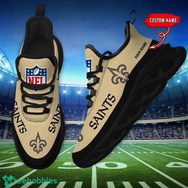 Custom Name New Orleans Saints Max Soul Shoes Sneakers Sport Gift Product Photo 5