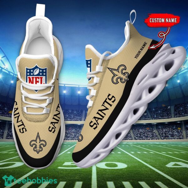 Custom Name New Orleans Saints Max Soul Shoes Sneakers Sport Gift Product Photo 6