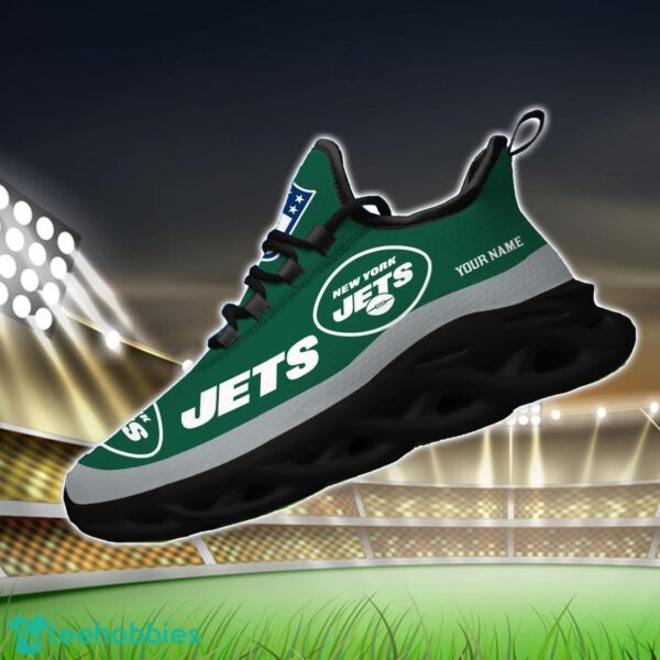 Custom Name New York Jets Max Soul Shoes Sneakers Sport Gift Product Photo 2