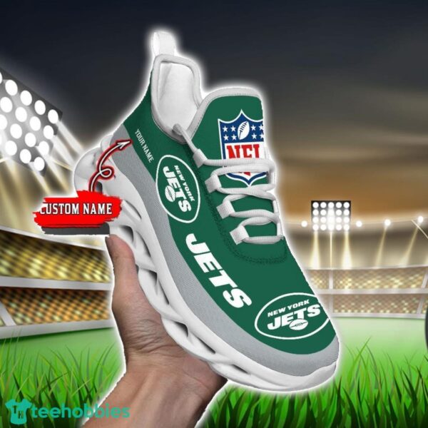 Custom Name New York Jets Max Soul Shoes Sneakers Sport Gift Product Photo 4