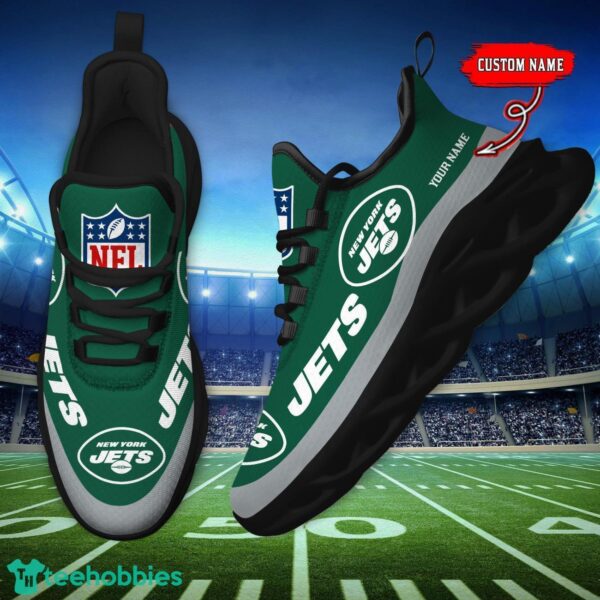 Custom Name New York Jets Max Soul Shoes Sneakers Sport Gift Product Photo 5