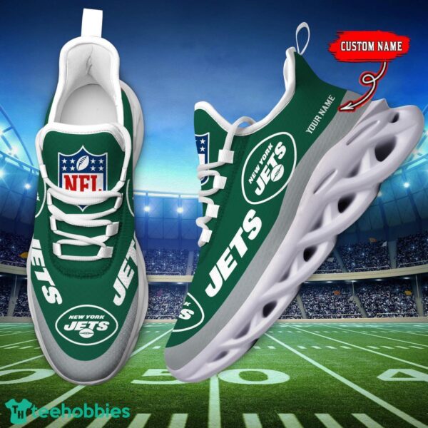 Custom Name New York Jets Max Soul Shoes Sneakers Sport Gift Product Photo 6