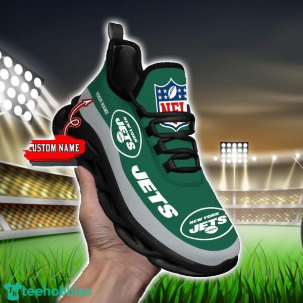 Custom Name New York Jets Max Soul Shoes Sneakers Sport Gift Product Photo 1