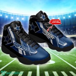 Dallas Cowboys Custom Name Air Jordan 13 Sneakers Fans Gift Product Photo 1
