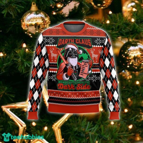 Darth Vader Claus Ugly Sweater Gift Christmas For Men And Women - Darth Vader Claus Ugly Sweater_2