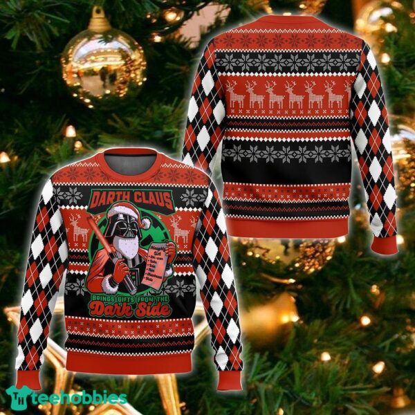 Darth Vader Claus Ugly Sweater Gift Christmas For Men And Women - Darth Vader Claus Ugly Sweater_1