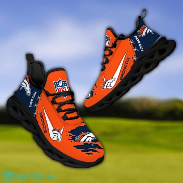Denver Broncos Personalized Name NFL Limited Max Soul Shoes Product Photo 4