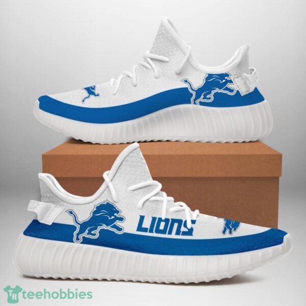 Detroit Lions Yeezy Sneakers For Men And Women Sport Team Gift Product Photo 1