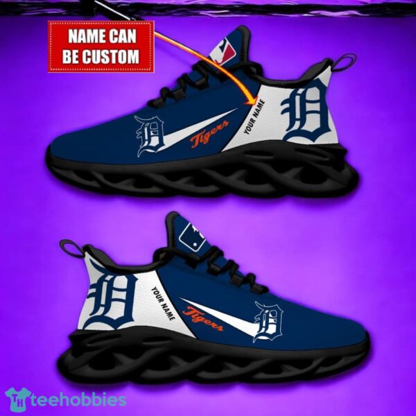 Detroit Tiger Team Logo Personalized Name MLB Max Soul Shoes For Men Women Sport Gift Product Photo 2