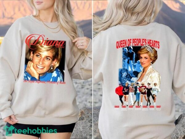 Diana, Princess of Wales two-sided Unisex Shirt Princess Wales, Elizabeth II Shirt Product Photo 2