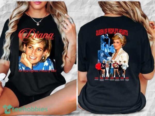 Diana, Princess of Wales two-sided Unisex Shirt Princess Wales, Elizabeth II Shirt Product Photo 1