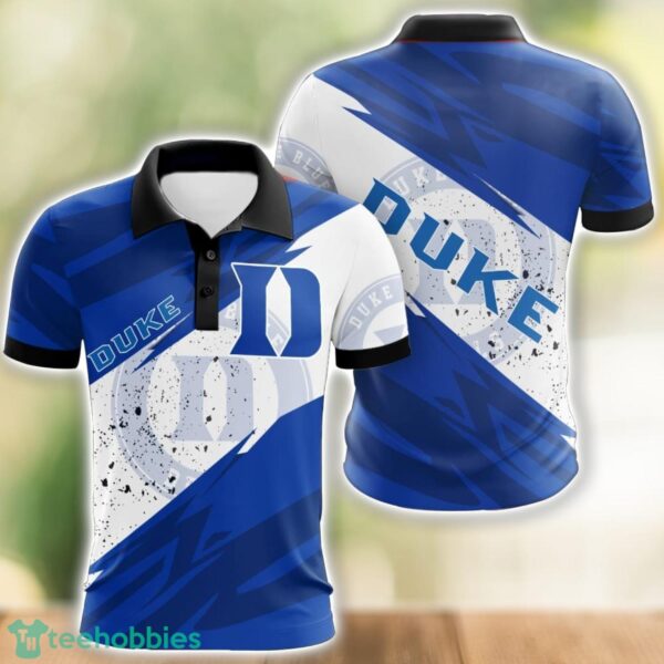 Duke Blue Devils All Over Print 3D Polo Shirt Golf Lover Gift Product Photo 1