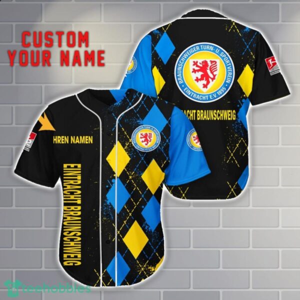 Eintracht Braunschweig Custom Name 3D Baseball Jersey Shirt Men Women Gift Product Photo 1
