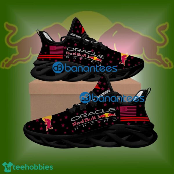 Flag USA Star Fashion F1 Racing Oracle Red Bull Racing Trademark Sport Sneaker Gift Max Soul Shoes - Flag USA Star Fashion F1 Racing Oracle Red Bull Racing Max Soul Shoes Style 2