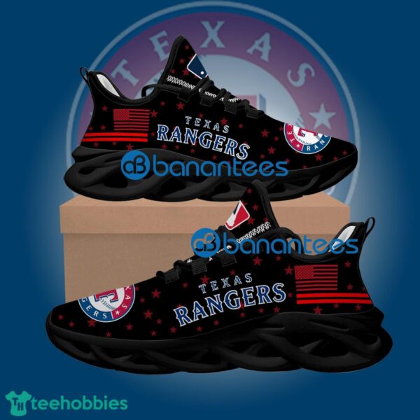 Flag USA Star Fashion MLB Texas Rangers Inspiration Chunky Sneaker Gift Max Soul Shoes - Flag USA Star Fashion MLB Texas Rangers Max Soul Shoes Style 2
