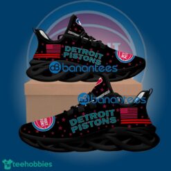 Flag USA Star Fashion NBA Detroit Pistons Craftsmanship Sport Sneaker Gift Max Soul Shoes - Flag USA Star Fashion NBA Detroit Pistons Max Soul Shoes Style 2