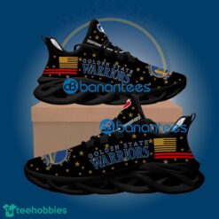 Flag USA Star Fashion NBA Golden State Warriors Detail Chunky Sneaker Gift Max Soul Shoes - Flag USA Star Fashion NBA Golden State Warriors Max Soul Shoes Style 2