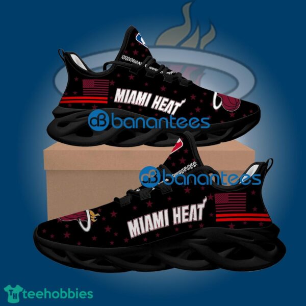 Flag USA Star Fashion NBA Miami Heat Sleek Chunky Sneaker Gift Max Soul Shoes - Flag USA Star Fashion NBA Miami Heat Max Soul Shoes Style 2