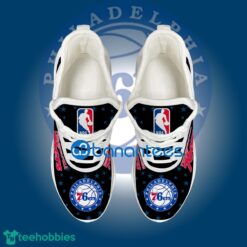 Flag USA Star Fashion NBA Philadelphia 76ers Fresh Running Sneaker Gift Max Soul Shoes - Flag USA Star Fashion NBA Philadelphia 76ers Max Soul Shoes Style 1