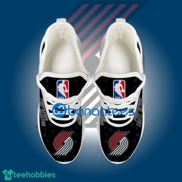Flag USA Star Fashion NBA Portland Trail Blazers Aesthetic Chunky Sneaker Gift Max Soul Shoes - Flag USA Star Fashion NBA Portland Trail Blazers Max Soul Shoes Style 1