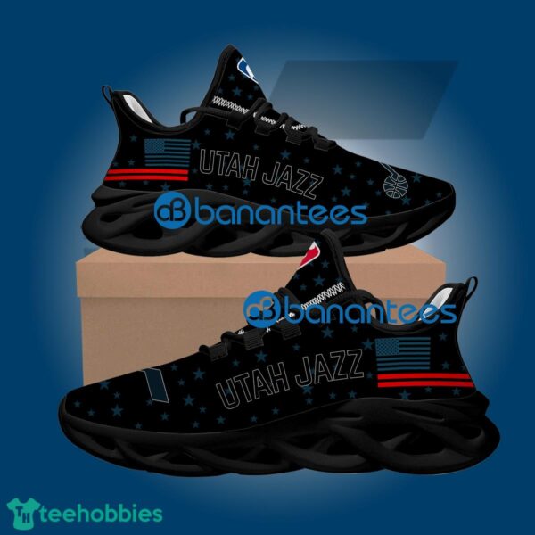 Flag USA Star Fashion NBA Utah Jazz Performance Running Sneaker Gift Max Soul Shoes - Flag USA Star Fashion NBA Utah Jazz Max Soul Shoes Style 2