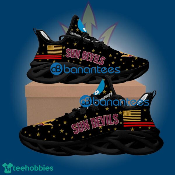 Flag USA Star Fashion NCAA Arizona State Sun Devils Athletic Running Sneaker Gift Max Soul Shoes - Flag USA Star Fashion NCAA Arizona State Sun Devils Max Soul Shoes Style 2