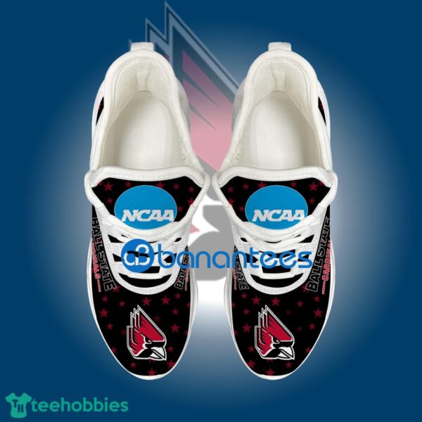 Flag USA Star Fashion NCAA Ball State Cardinals Comfort Running Sneaker Gift Max Soul Shoes - Flag USA Star Fashion NCAA Ball State Cardinals Max Soul Shoes Style 1