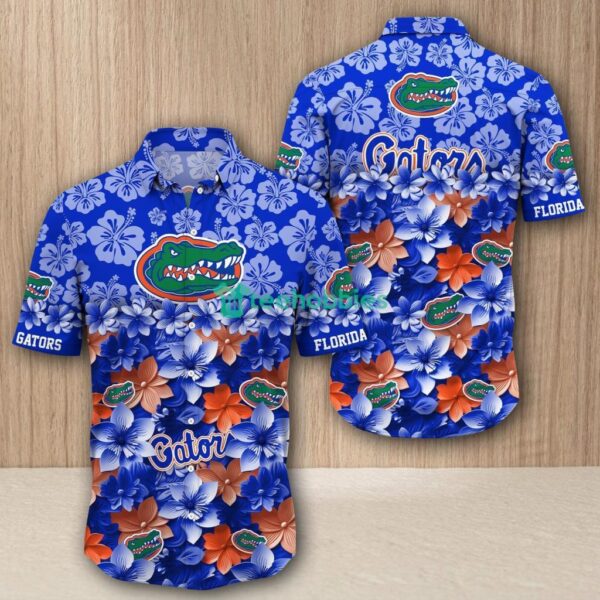 Florida Gators Flower 3D Hawaiian Shirt Style New Product Photo 1
