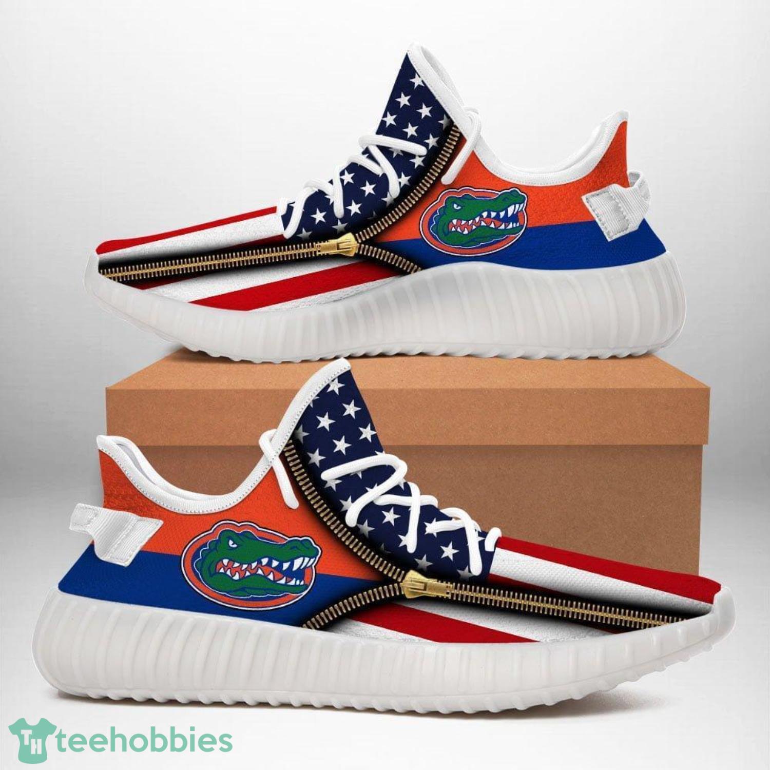 Florida Gators Yeezy Sneakers For Men And Women Sport Team Gift image Florida Gators Yeezy Sneakers For Men And Women Sport Team Gift Product Photo 2