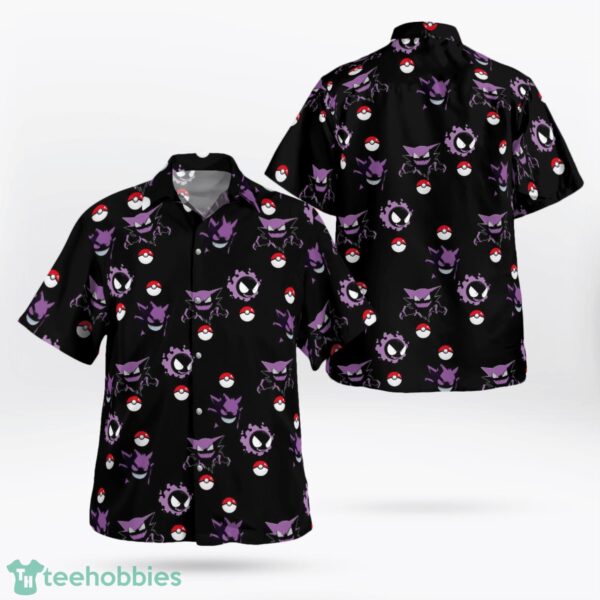 Gengar Pokemon Hawaiian Shirt Beach Summer Gift Product Photo 1