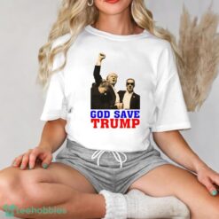 God Save Trump 2024, Conservative Patriotic, Trump Shooting Shirt Product Photo 3