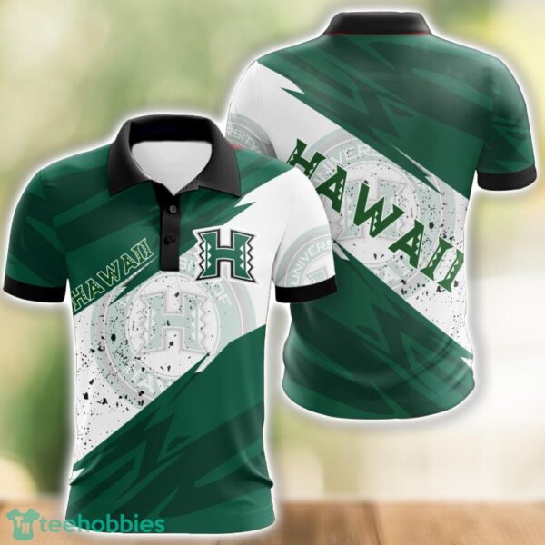 Hawaii Rainbow Warriors All Over Print 3D Polo Shirt Golf Lover Gift Product Photo 1