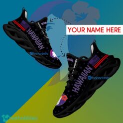 Hawaiian Airlines Chunky Sneaker Imprint Custom Name Gift Max Soul Shoes USA Flag Star New For Fans - Hawaiian Airlines Running Shoes New Trending Personalized Photo 1