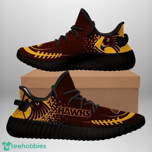 Hawthorn Hawks Yeezy Sneakers For Men And Women Sport Team Gift Product Photo 2