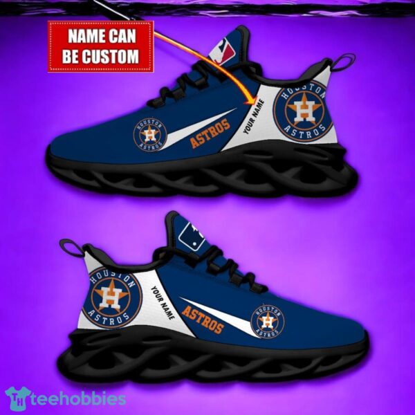 Houston Astros Team Logo Personalized Name MLB Max Soul Shoes For Men Women Sport Gift Product Photo 2