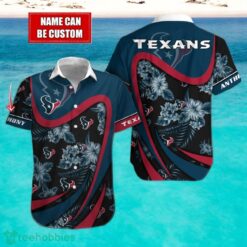 Houston Texans NFL Floral Hawaiian Shirt And Beach Shorts Custom Name For Fans Product Photo 1
