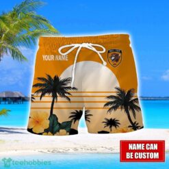 Hull City Floral Flower 3D Hawaiian Shirt And Shorts Custom Name Product Photo 2
