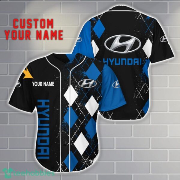 Hyundai Custom Name 3D Baseball Jersey Shirt Men Women Gift Product Photo 1