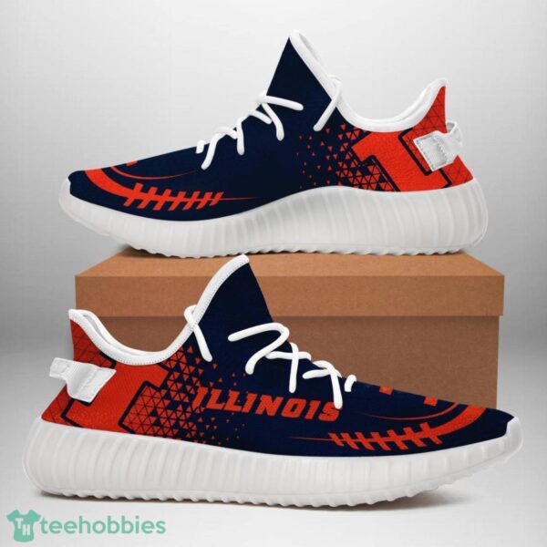 Illinois Fighting Illini Yeezy Sneakers For Men And Women Product Photo 1