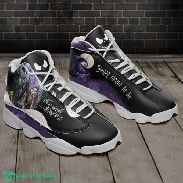 Jack Skellington and Sally Air Jordan 13 Sneakers Team Gift Men Women Shoes Product Photo 1