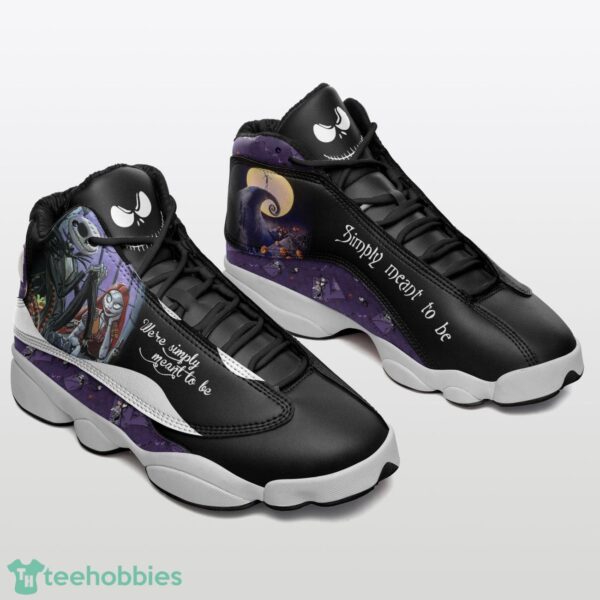 Jack Skellington And Sally Sports Air Jordan 13 Sneakers Halloween Gift Product Photo 1